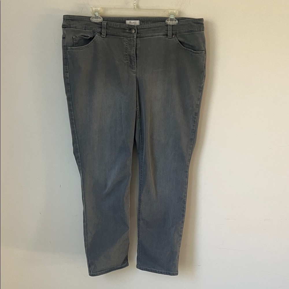 Roxy Gary Weber Edition Gray Denim Women’s Pants Jeans  🟩